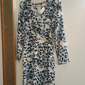 Stylish Blue and White Patterned Dress Stitch Fix